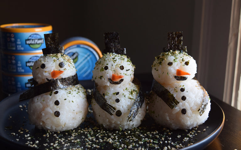 Photo of Snowmen Rice Balls (Jumeokbap)
