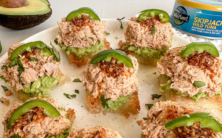 Photo of Chili Crunch Tuna on Crispy Rice