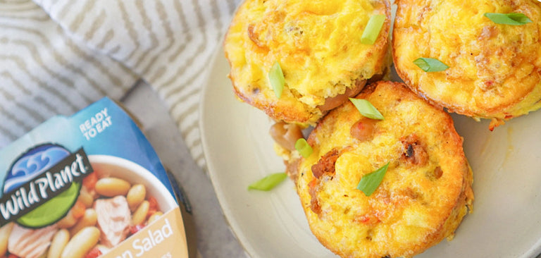 Photo of Wild Tuna White Bean Salad Egg Bites