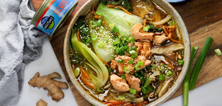 Photo of Sockeye Salmon Zoodle Bowl