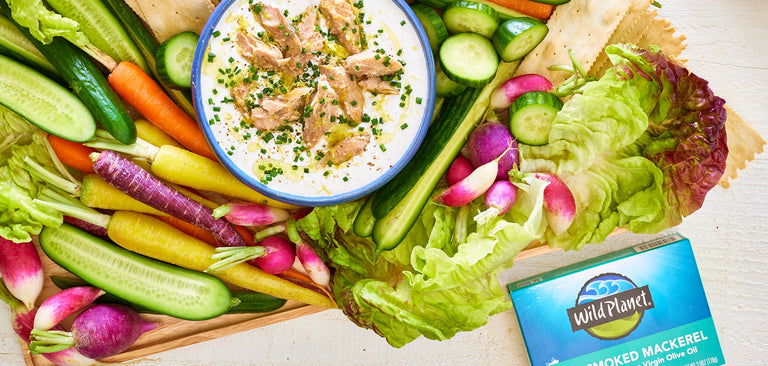 Photo of Smoked Mackerel Dip with Crudité