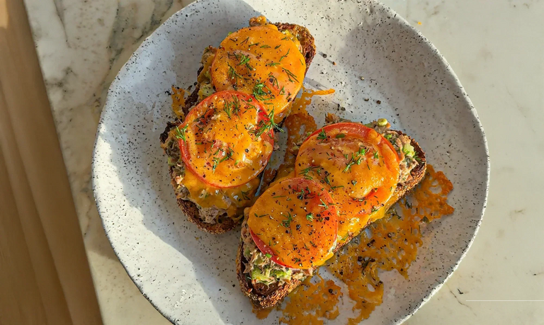 Photo of Open-Faced Tuna Melt