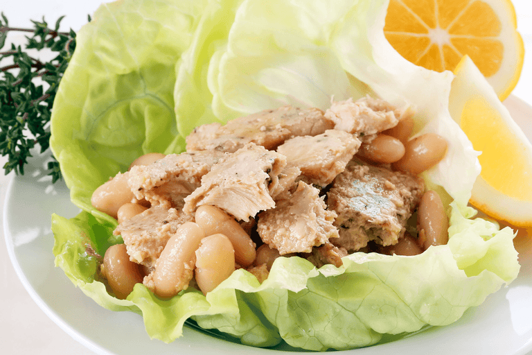 Lemon and Thyme Albacore Tuna Lettuce Wraps