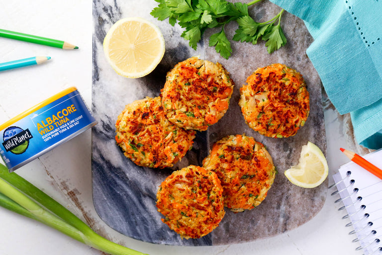 Mini Albacore Tuna Sweet Potato Cakes