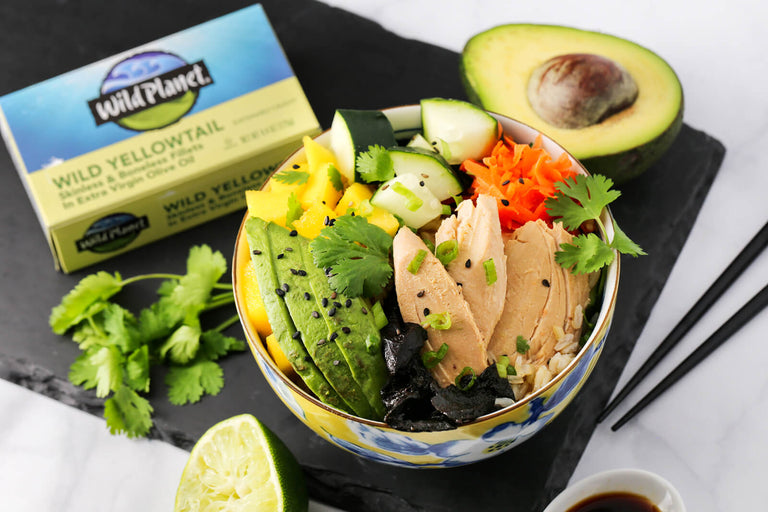 Poké-Style Yellowtail Bowl