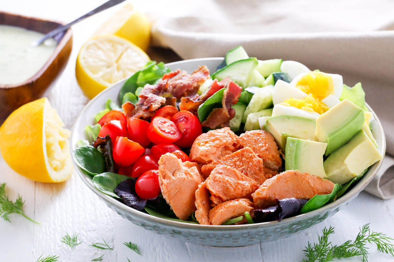 Sockeye Salmon Cobb Salad