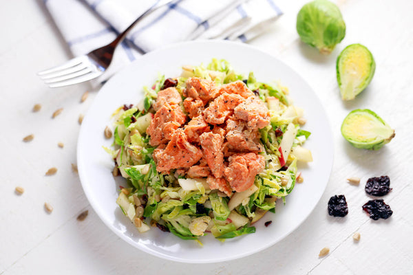 Sockeye Salmon Dijonnaise with Crunchy Slaw