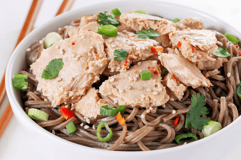 Sweet Chili Pepper Albacore Tuna Noodle Salad