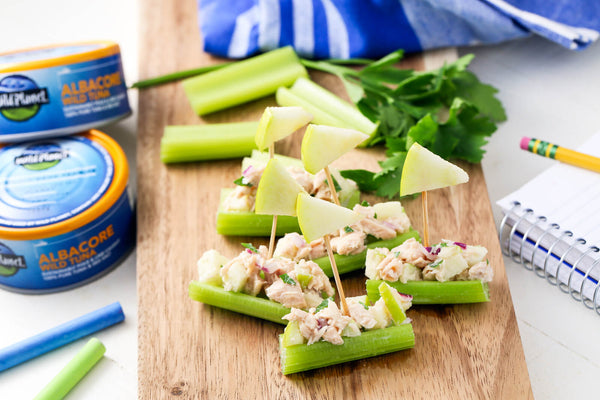 Tuna Celery Boats