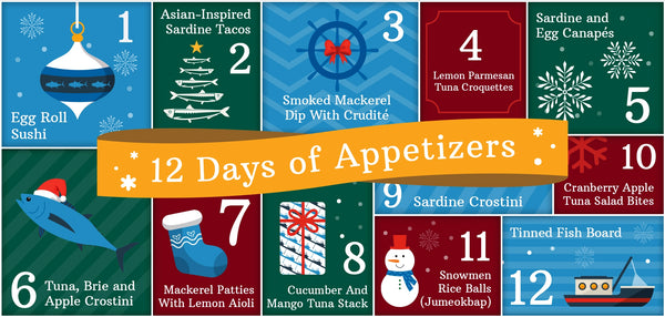 Celebrate with 12 Days of Holiday Appetizer Recipes!