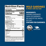 Wild Sardines In Water nutrition facts and ingredients