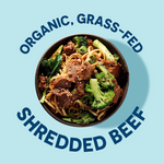 Beauty shot of Organic Shredded Beef No Salt Added