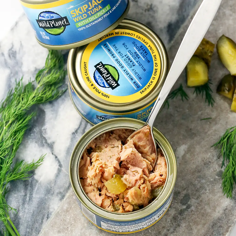 Skipjack Wild Tuna with Dill Pickle usage