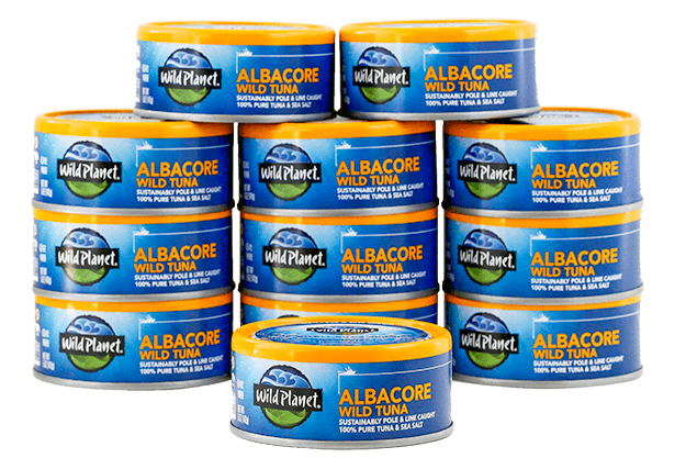 12 Stack of Albacore Wild Tuna