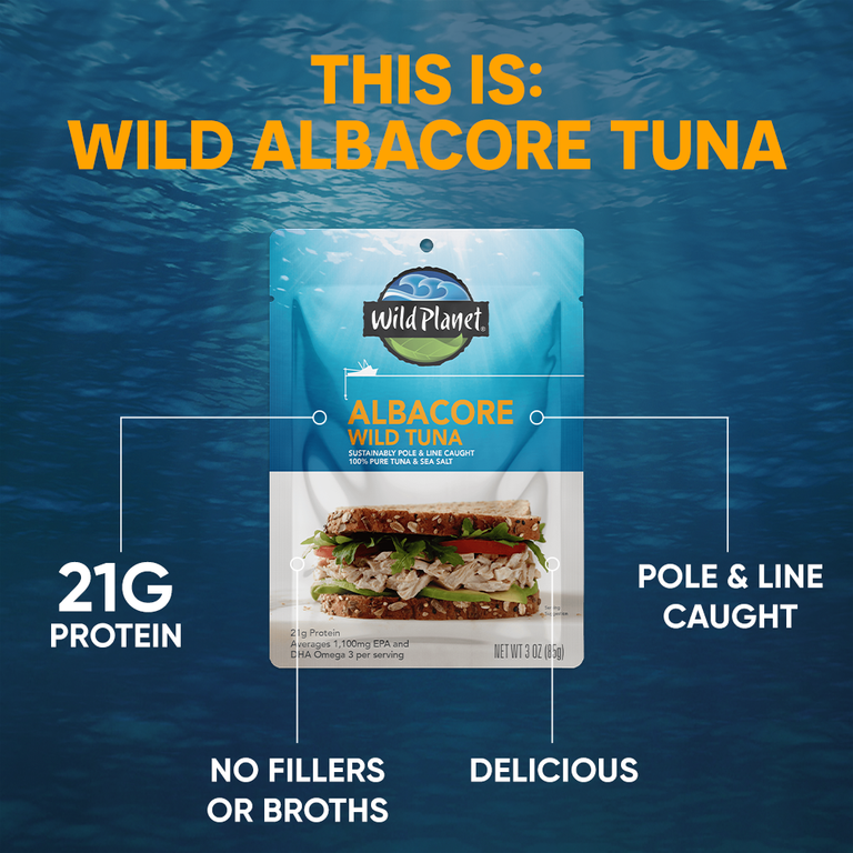 Albacore Wild Tuna Single-Serve Pouch