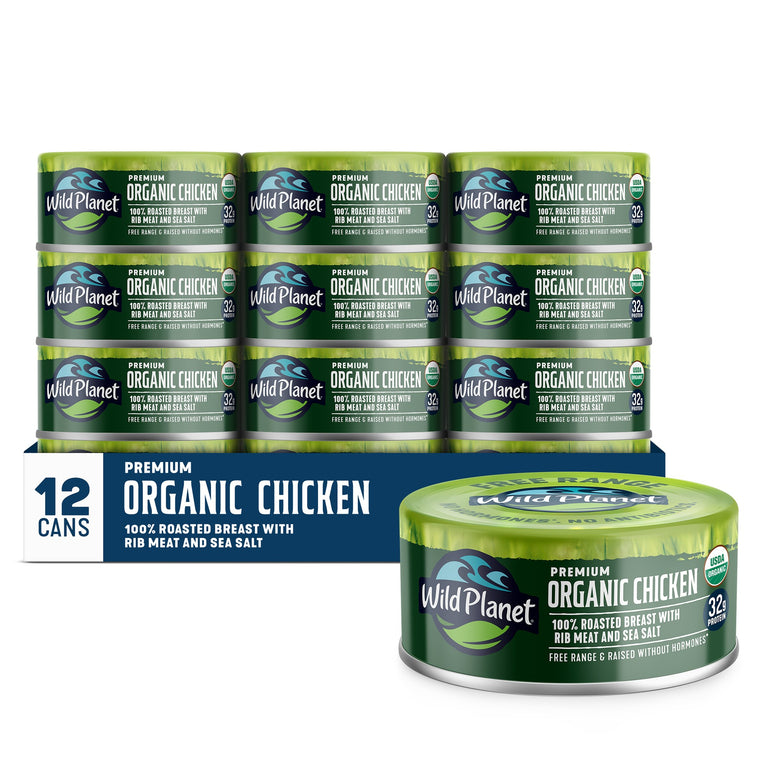 Premium Organic Roasted Chicken Breast with Rib Meat