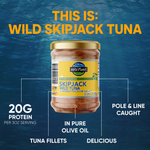 Skipjack Wild Tuna in Pure Olive Oil
