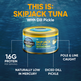 Skipjack Wild Tuna with Dill Pickle
