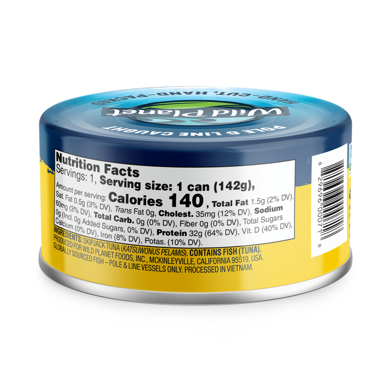 Premium Skipjack Wild Light Tuna No Salt Added