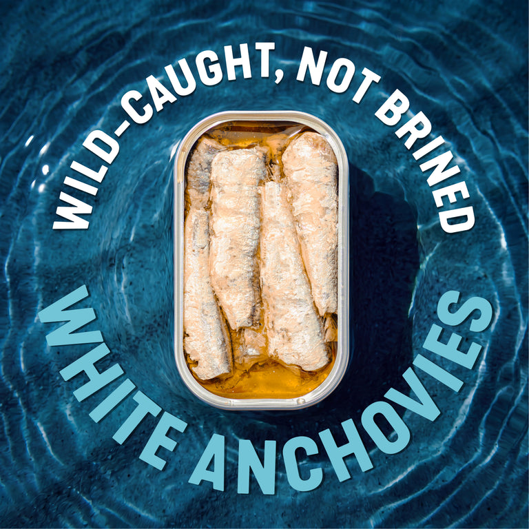 Wild White Anchovies In Extra Virgin Olive Oil