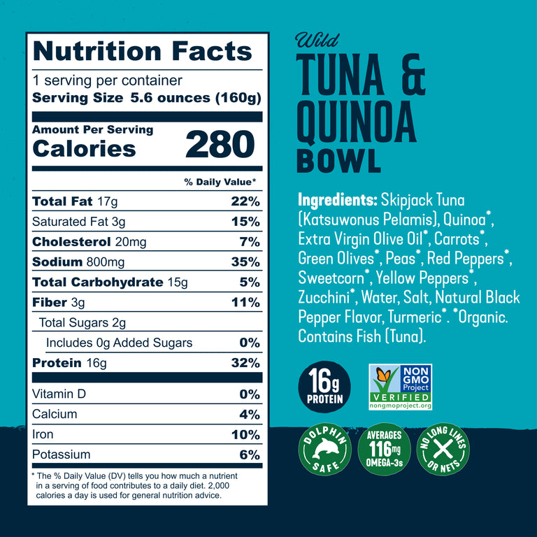 Wild Tuna & Quinoa Salad Ready-To-Eat Meal