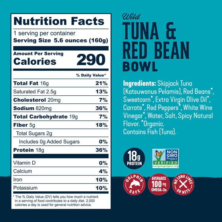 Wild Tuna & Red Bean Salad Ready-To-Eat Meal