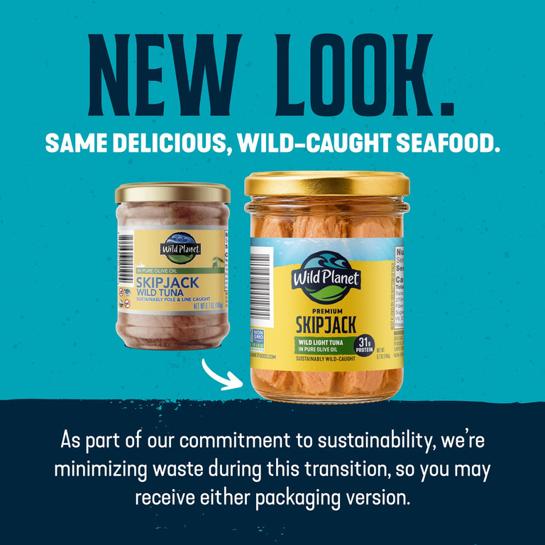 Premium Skipjack Wild Light Tuna in Pure Olive Oil