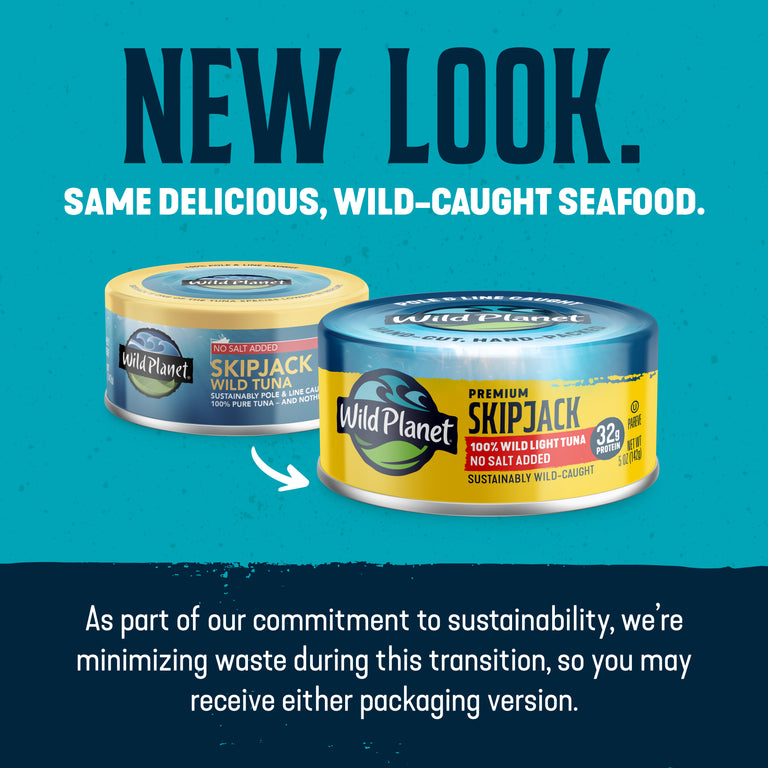 Skipjack Wild Tuna No Salt Added