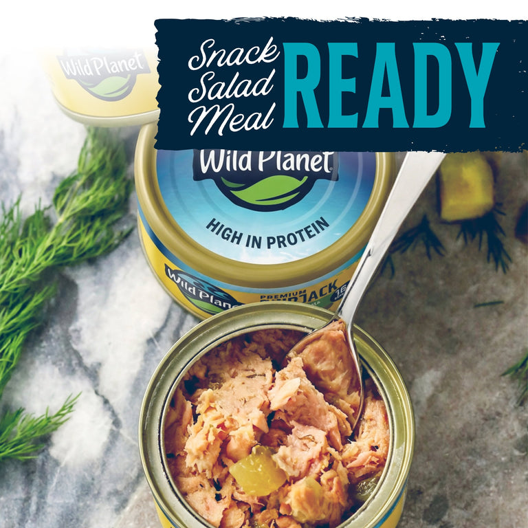Premium Skipjack Wild Light Tuna with Dill Pickle