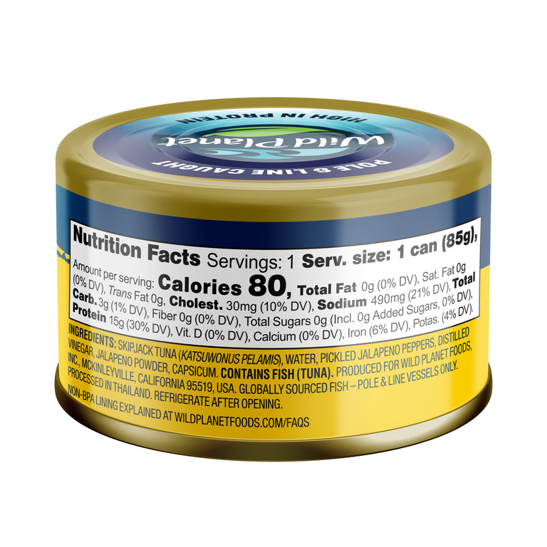 Premium Skipjack Wild Light Tuna with Jalapeño
