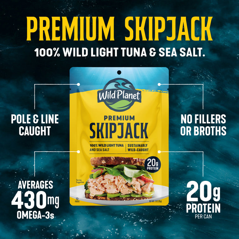 Skipjack Wild Tuna Single-Serve Pouch