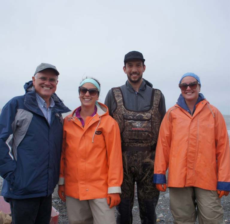 Bill Carvalho with the Lewis Family (Walter, Ceara and Ecola)