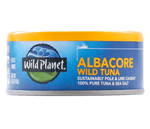 Albacore Wild Tuna front of can label