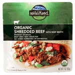 Wild Planet Organic Shredded Beef - front of pouch
