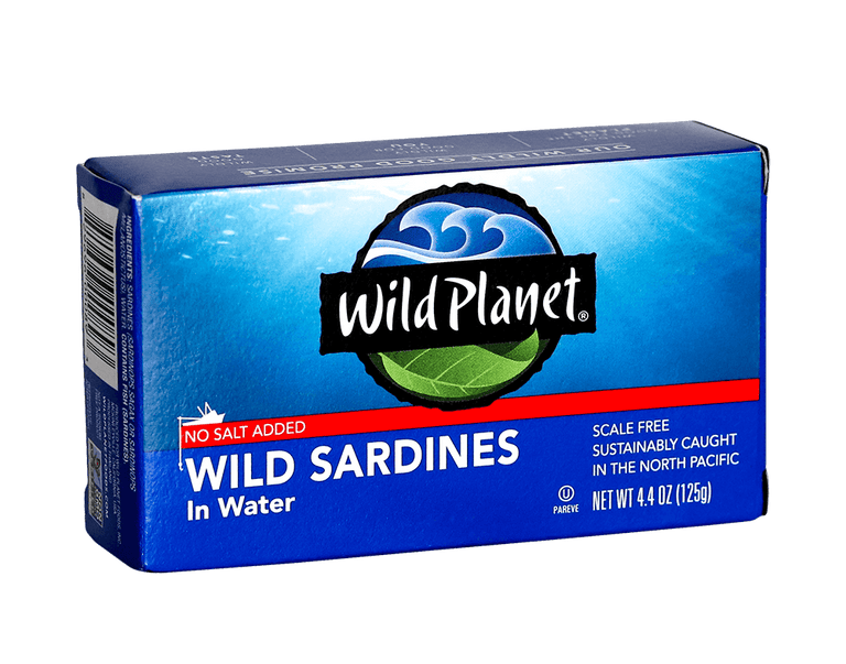 Wild Sardines In Water No Salt Added