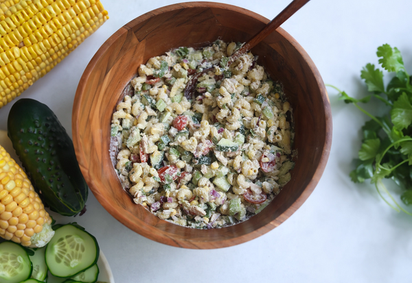 Cavatappi Corn & Cucumber Tuna Salad
