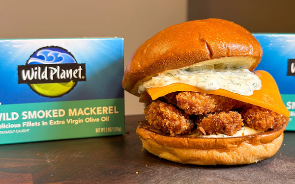 Fried Mackerel Sandwich