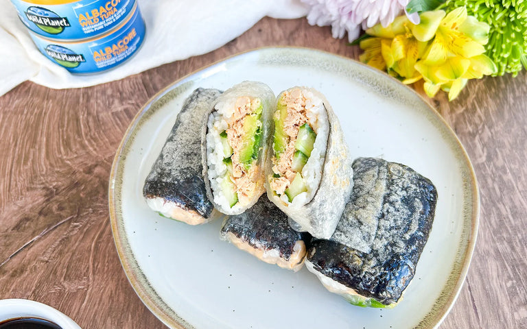 Tuna Rice Paper Crispy Rice Paper Tuna Rolls | Wild Planet Foods recipe