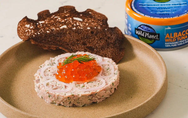 Cold Smoked Tuna Dip With Crème Fraîche and Roe