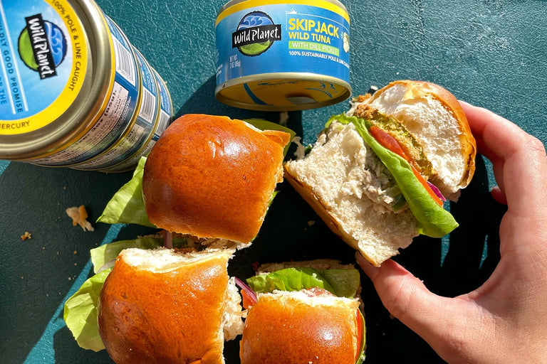 Photo of Ranch Tuna Salad Sliders with Fried Pickles