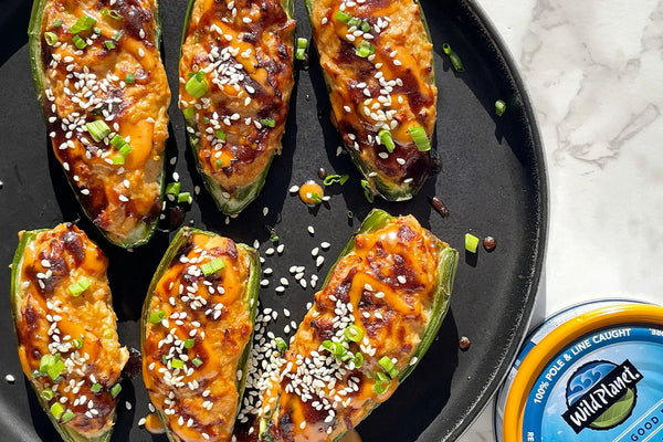 Tuna Teriyaki Jalapeño Poppers