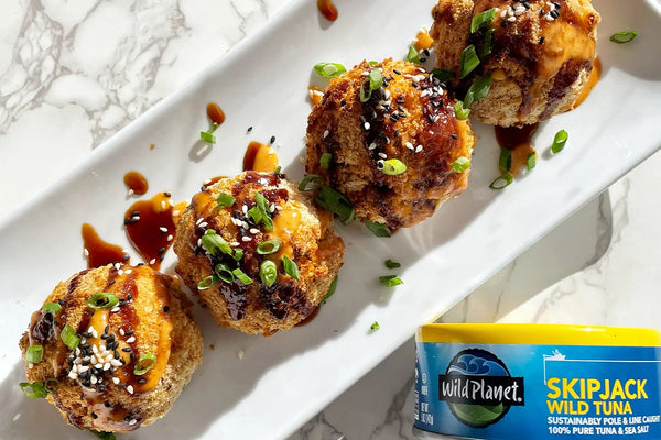 Spicy Tuna Mac and Cheese Balls