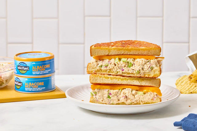 Parmesan Crusted Tuna Melt