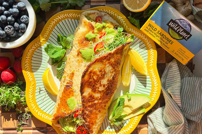 Photo of Breakfast Wrap with Tomatillo Verde Sauce
