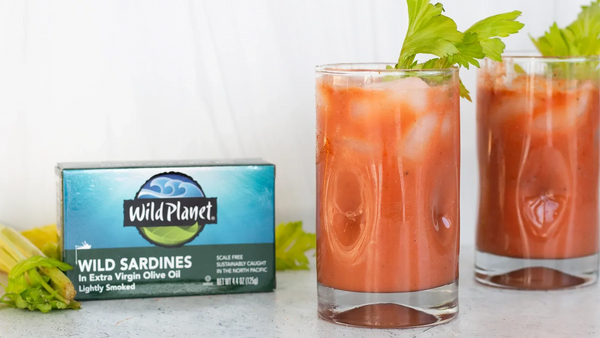 Sardine Bloody Mary Mocktail