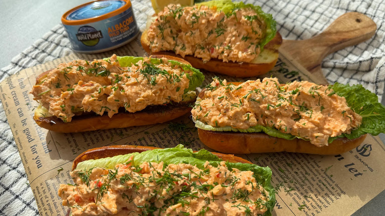 Photo of Calabrian Chili Tuna Salad Rolls
