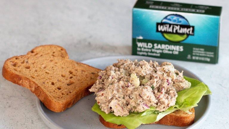 Photo of Classic Sardine Salad Sandwich