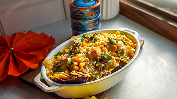 Street Corn Albacore Nachos