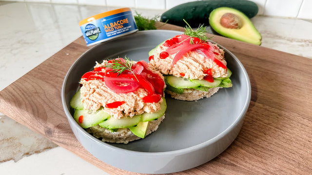 Spicy Tuna Rice Cakes