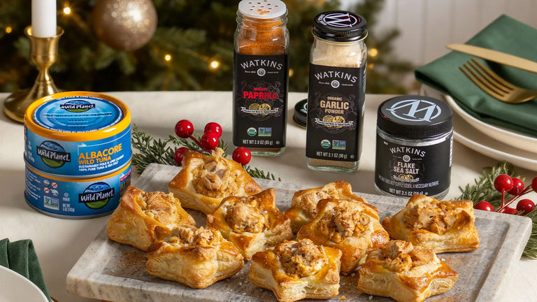 Photo of Garlic & Paprika Tuna Puff Pastry Stars